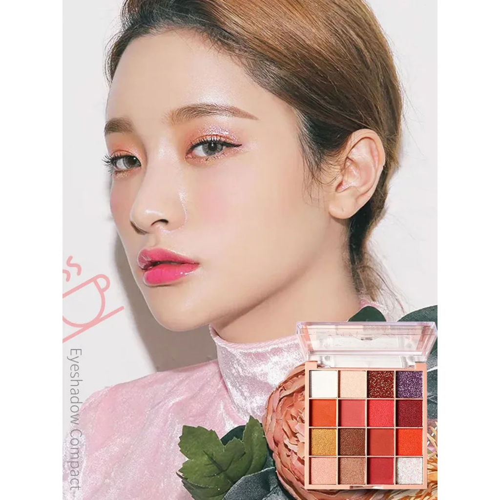 Ready JKT - Lameila 3043 16 Color Eyeshadow Palette Matte Pearlescent