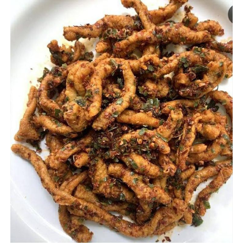 

KERIPIK USUS PEDAS DAUN JERUK 500 Gram
