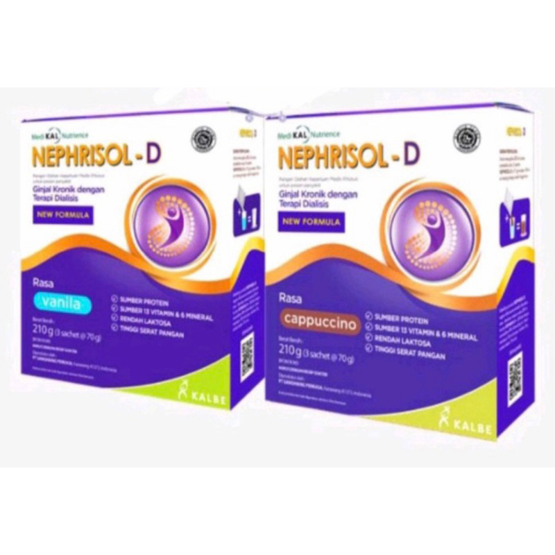 

NEPHRISOL D Vanila - Cappuccino 210gram