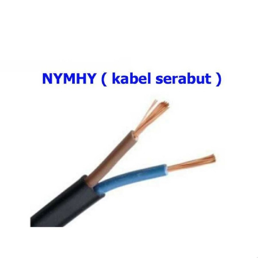 Kabel Listrik Serabut Hyo RE 2x0,75 2 x 0,75 MM 50Y 50 Yard Per Roll