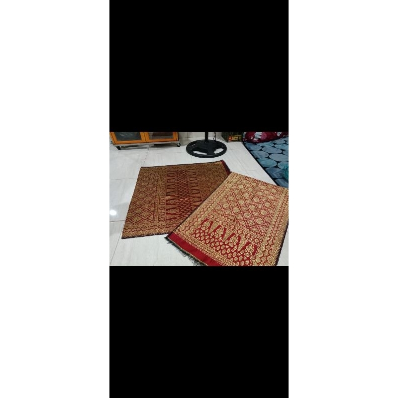 kain songket palembang tenun asli