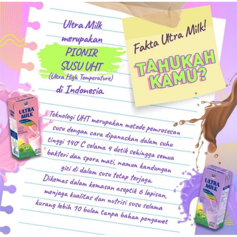 Ultra Milk Susu UHT Cokelat 200 ml