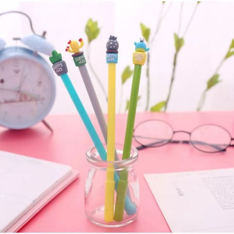 

Pulpen lucu Motif kaktus (SSS)