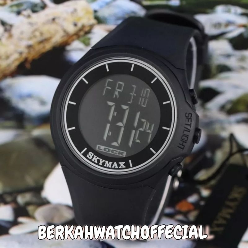 JAM TANGAN ORIGINAL SKYMAX 2022 WATERPROOF BISA DIBAWA RENANG