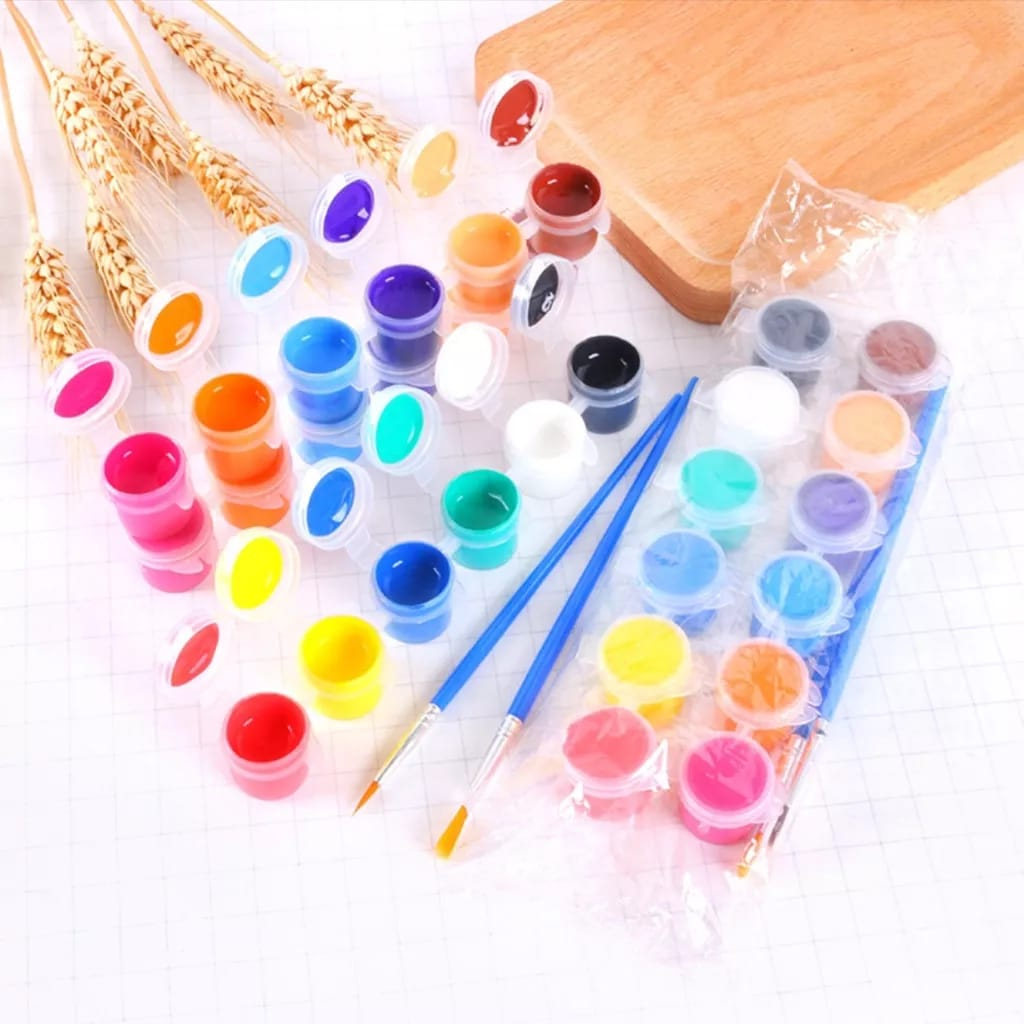 

CAT AIR WARNA AKRILIK CAT MELUKIS AKRILIK KANVAS PAINT SET 6 WARNA / 8 WARNA / 12 WARNA