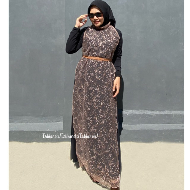 Kayla Outer - outer lace / outer tile / outer panjang / outer brukat / outer tile kondangan / outer brokat kondangan / outer kondangan / Outer Swing Kekinian / Outer Size Besar / Outer Jumbo / Cardigan Muslim / Outer Kondangan Hijab