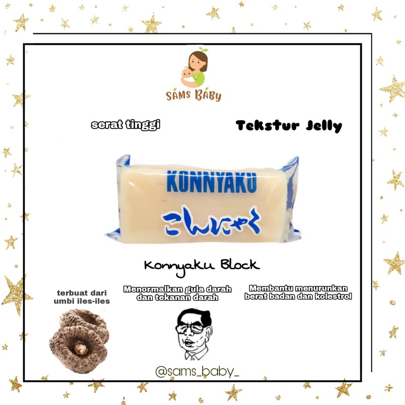 

MR ISHI Konnyaku Block 500 gram / Konnyaku Konjac 0 Kalori untuk Diet Keto