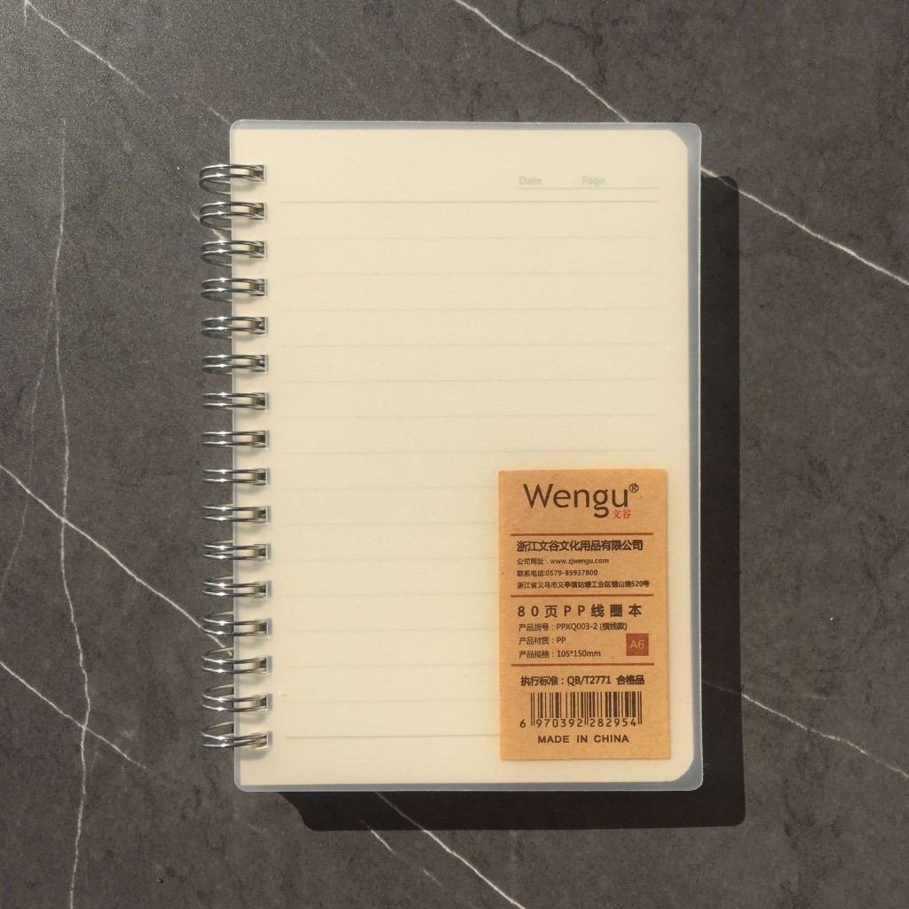 

NOTEBOOK A6 SIMPLE STYLE SPIRAL BUKU CATATAN