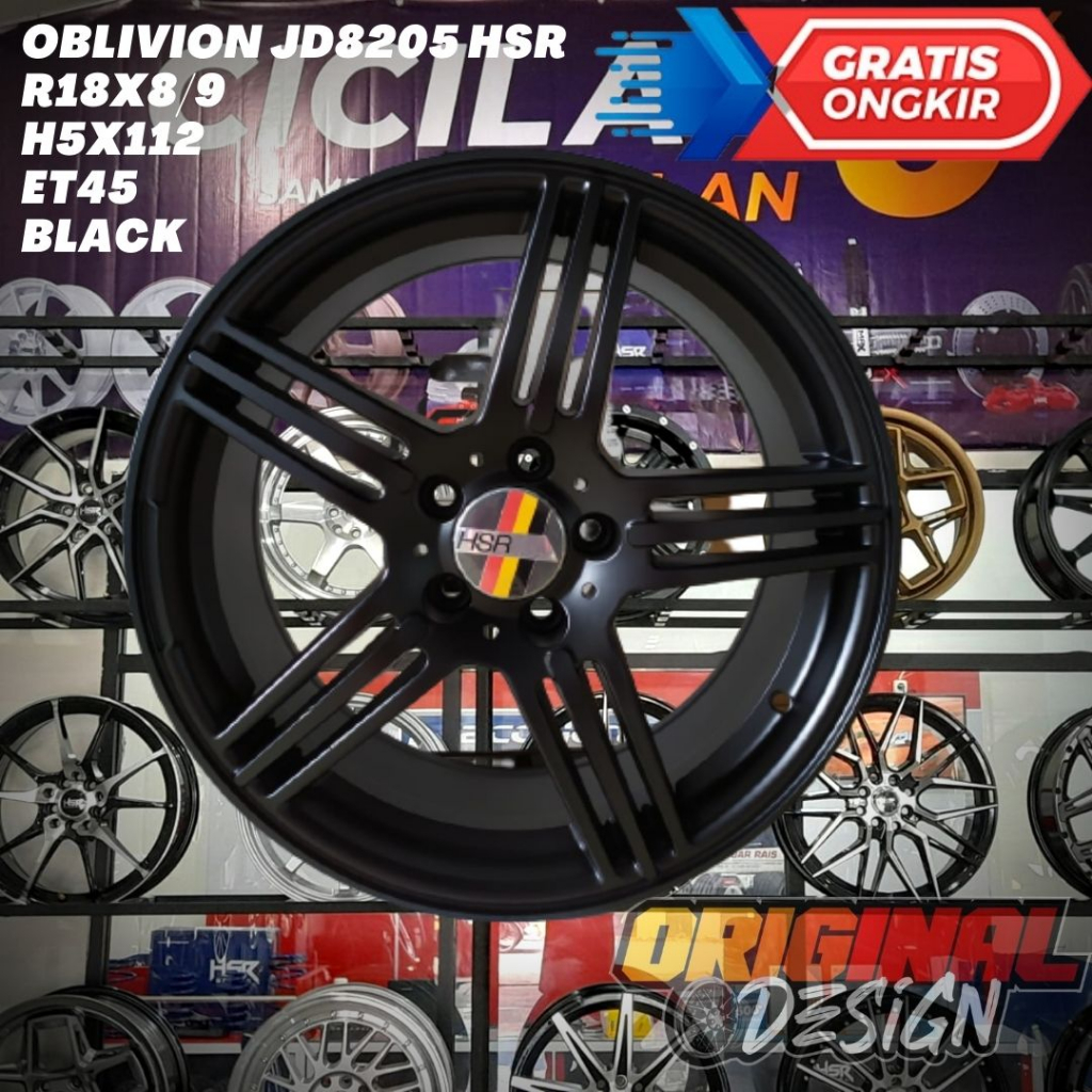 Velg Mobil Ring 18 R18 HSR Cocok Untuk Mercedes , Audi , DFSK Glory