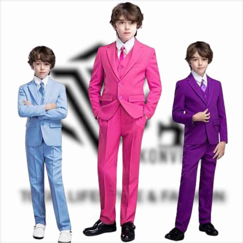 Setelan jas tuxedo VS12 Jas tuxedo anak laki laki