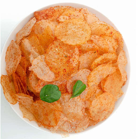 

Keripik kaca pedas daun jeruk 1kg