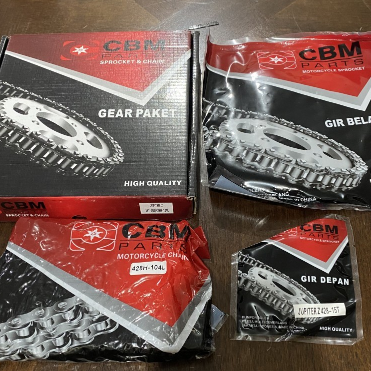 CBM JUPITER Z GEARSET GEAR SET MOTOR VEGA R NEW OLD LAMA BARU GIR KIT