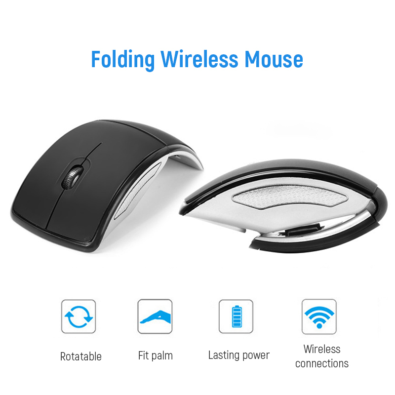 Imace M016 Mouse WIreless Lipat Folded Super Slim Optical Mouse