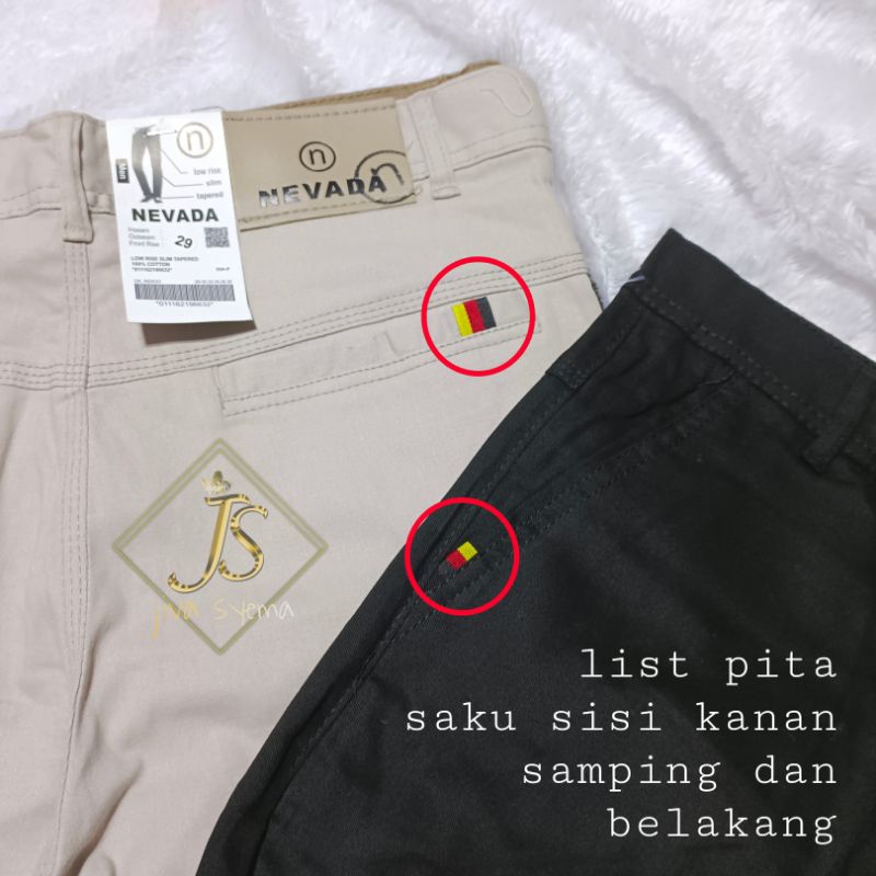 Celana Panjang Chino Pria Chinos Pensil Cino Melar Hijau