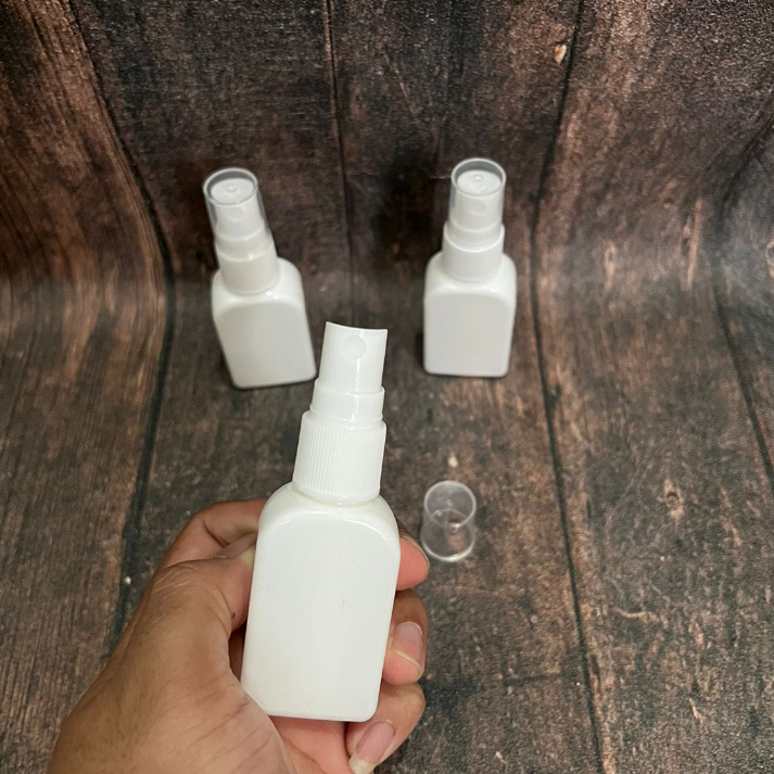 botol WHITE antis 30ml / 30ml tutup SPRAY
