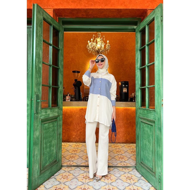 Modisna Tunik wanita tunik muslim tunik import tunik jumbo baju kerja wanita