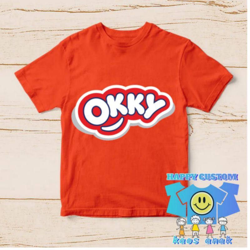 Kaos Anak terbaru gambar Okky