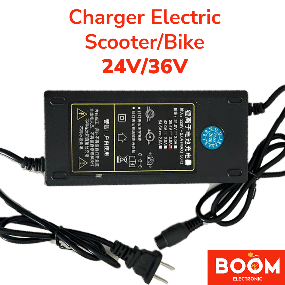 Power Charger Electric Scooter or Bicycle 24V/36V (7048)