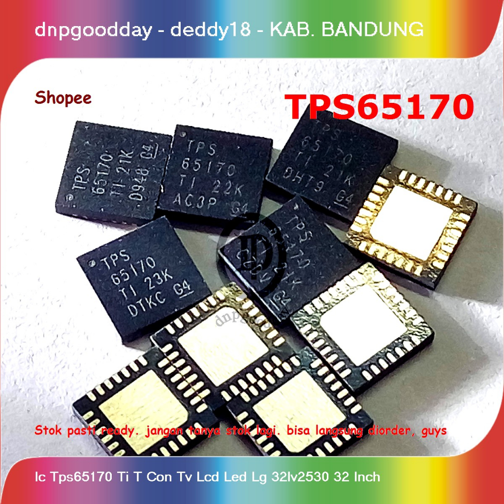 Ic Tps65170 Ti T Con Tv Lcd Led Lg 32lv2530 32 Inch