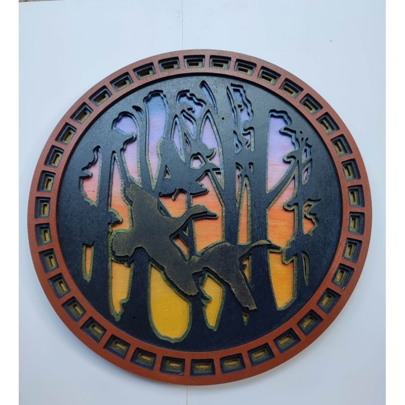 laser cutting -Hiasan Dinding multilayer