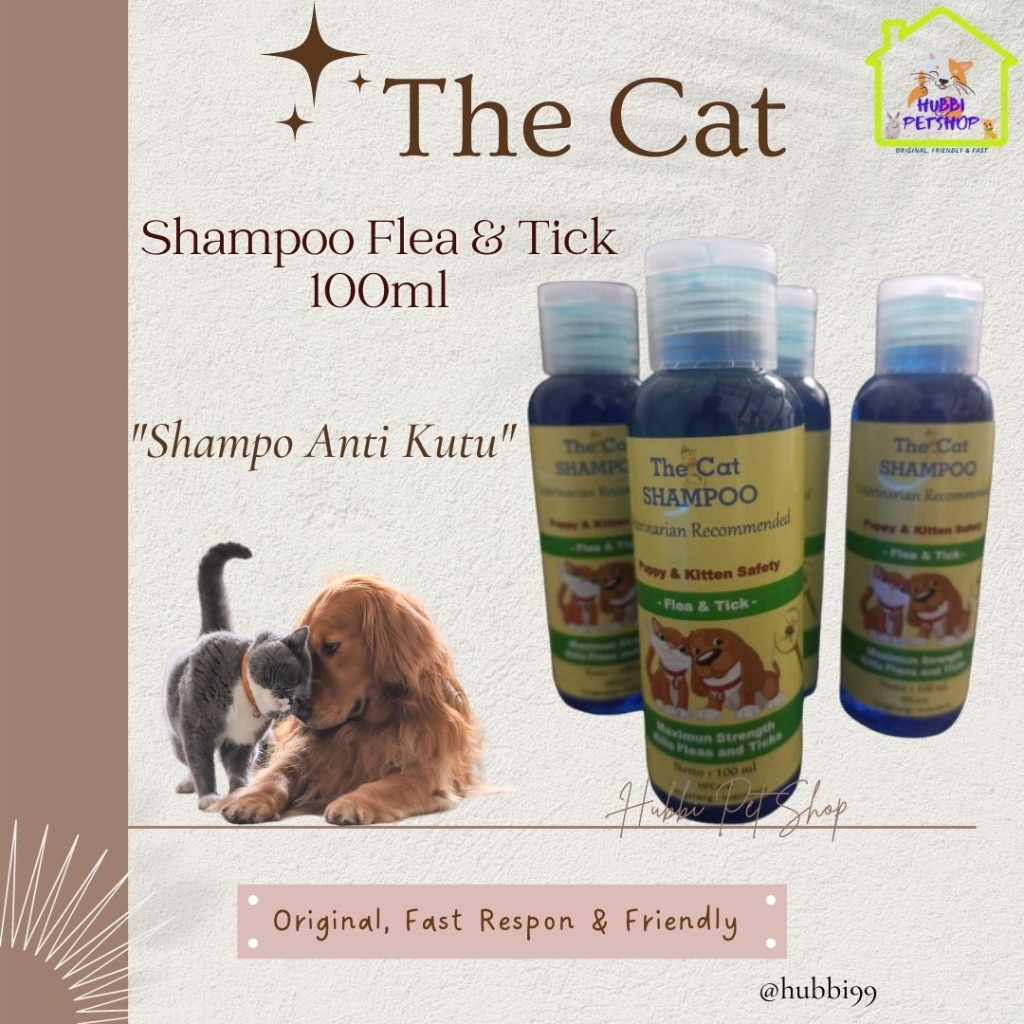 Shmapo Kutu Kucing Anjing 100ml / Shampoo Anti Tick