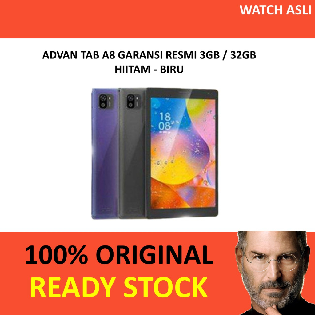 Advan Tab A8 3GB / 32GB Tablet 8 Inch Android 11 3/32 GB Garansi Resmi