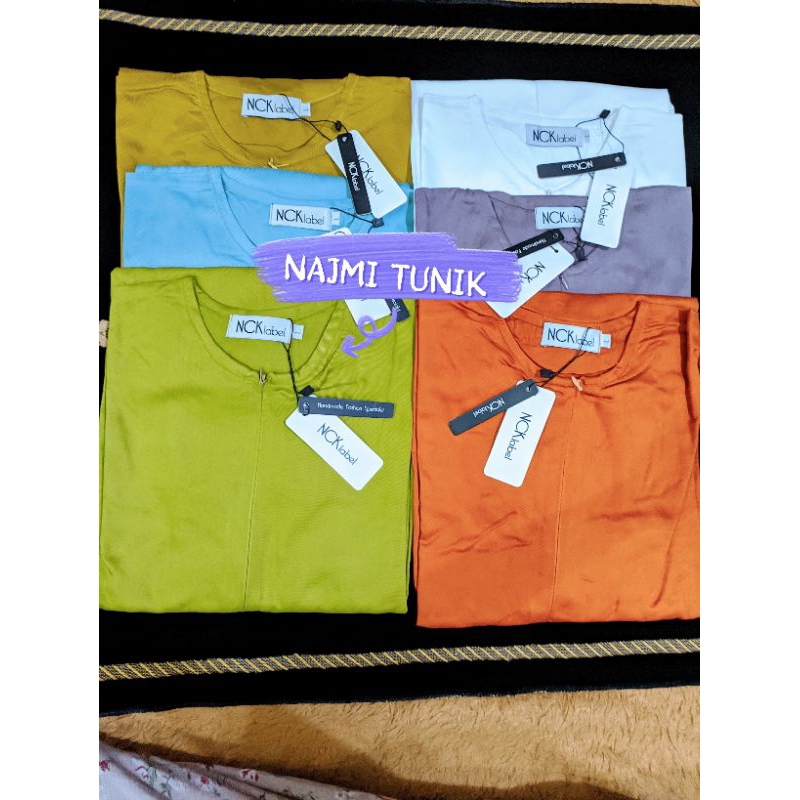 FLASH SALE PROMO KEMERDEKAAN BEST SELLER NAJMI TUNIK BY NCKLABEL/ NAJMI TUNIK BY NCK LABEL LENGAN BA