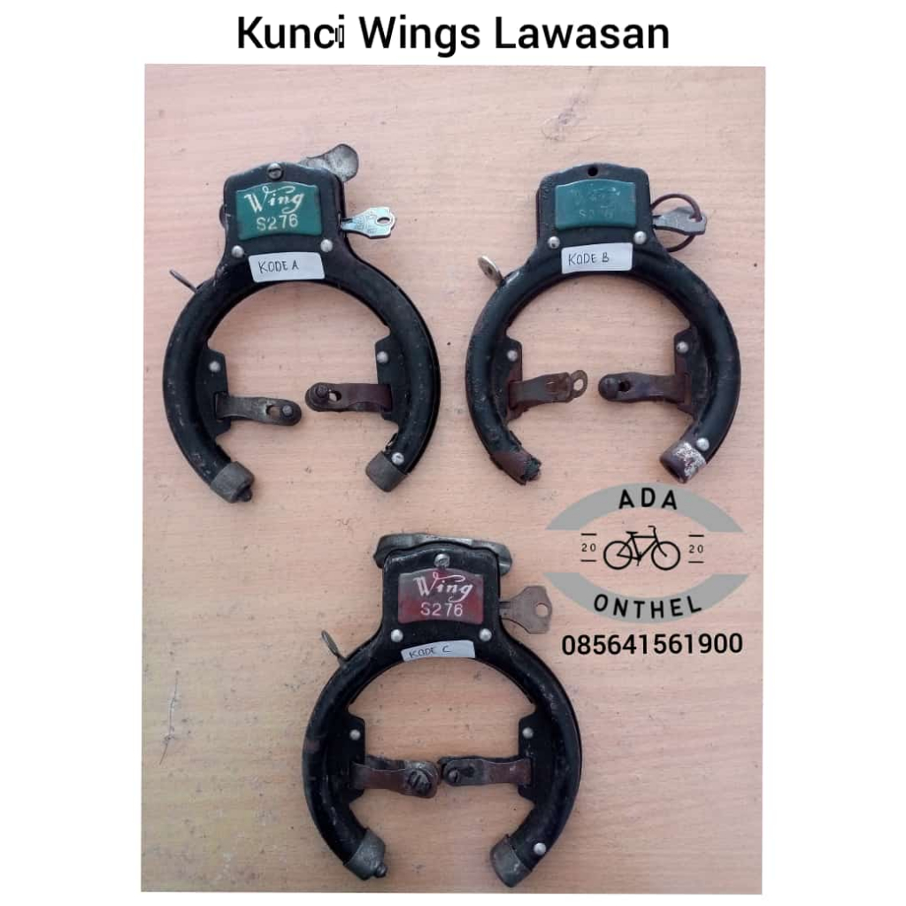 KUNCI SEPEDA ONTHEL - KUNCI WING - KUNCI LAWASAN - KUNCI ONTHEL - KUNCI KALSIK ANTIK