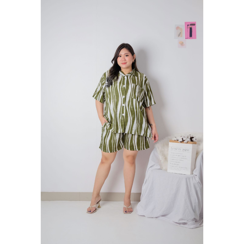 BIGWELL ALICE SET MOTIF - BIGWELL SETELAN JUMBO - PIYAMA WANITA