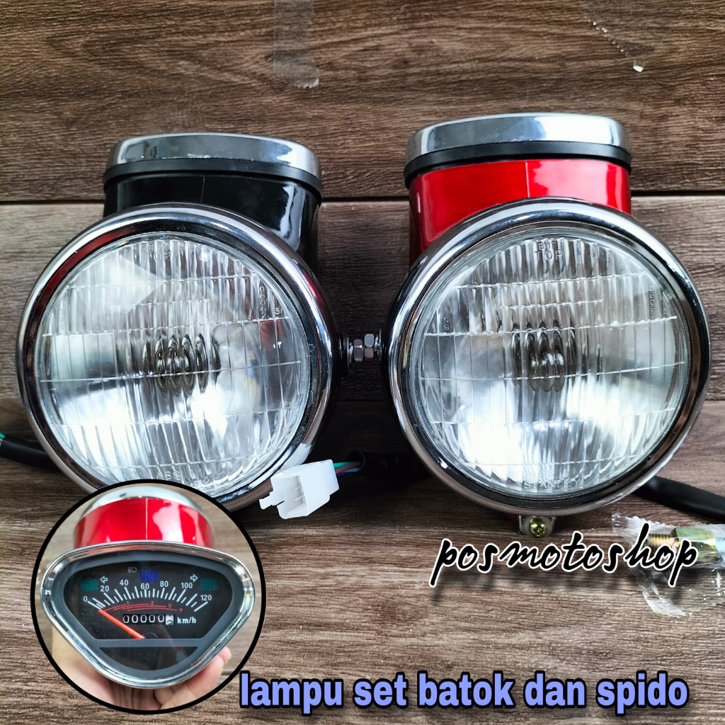 Lampu Depan Headlamp set Speedometer Astra s90 Speedo S 90 BATOK ASTRA S90 SET LAMPU DAN SPIDO IMPOR