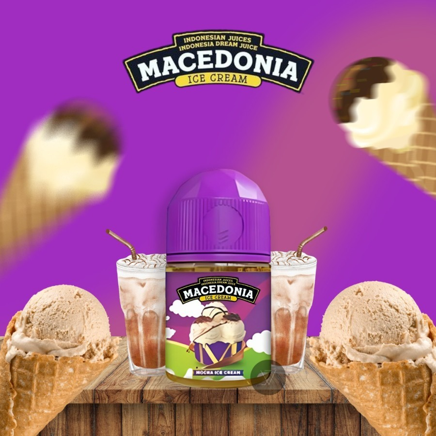 MACEDONIA V1 MOCHA ICE CREAM 60ML BY IDJ X IJ X VAPORKING