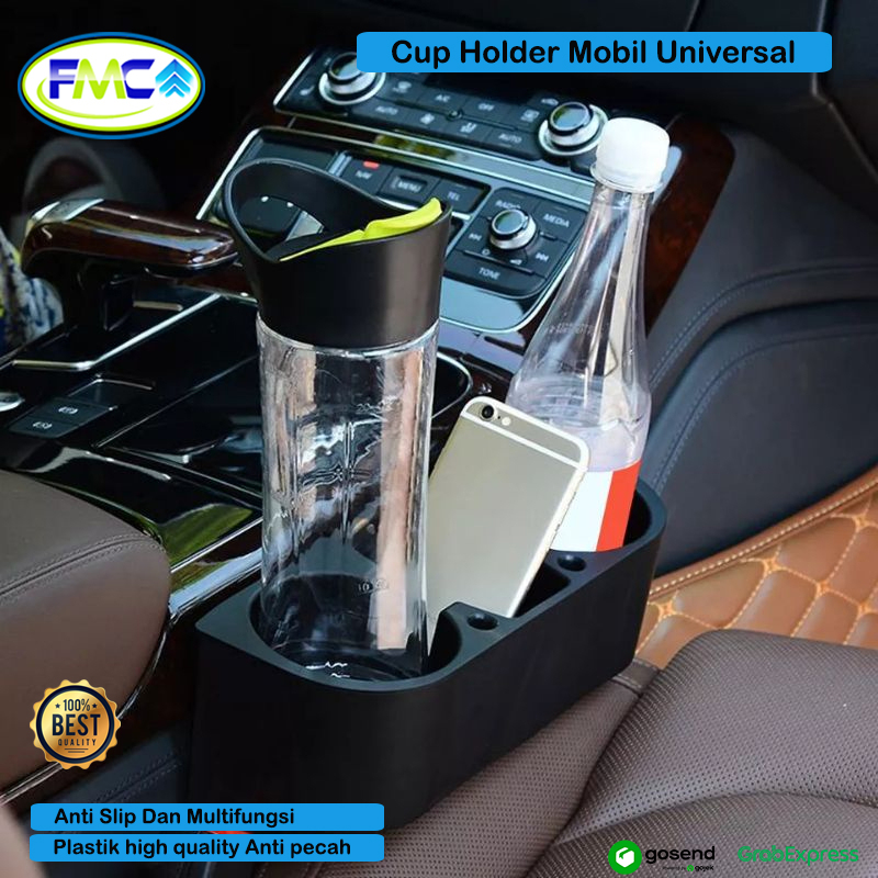 Cup Holder Mobil universal Tempat Botol Minum Organizer Jok Anti Slip Bahan Plastik Berkualitas