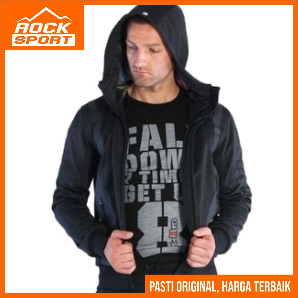 GRIPS POLAR FLEECE HOODIE - Black