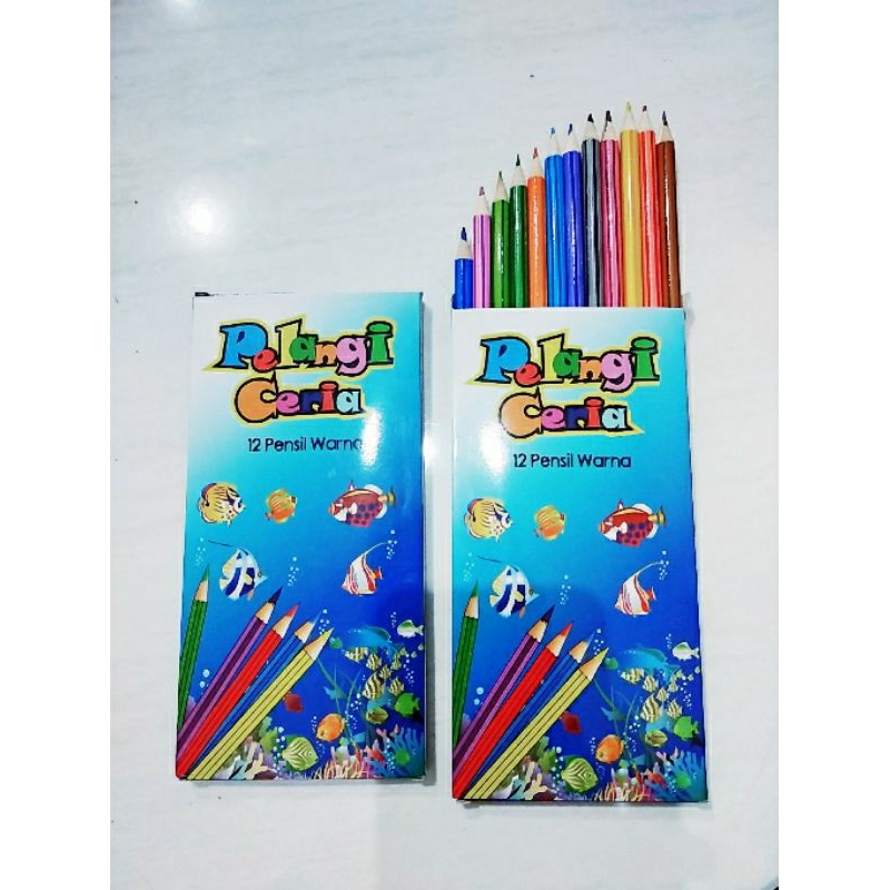 Pensil Warna Kayu / Pensil Warna Murah 12pc / Colouring Pencil