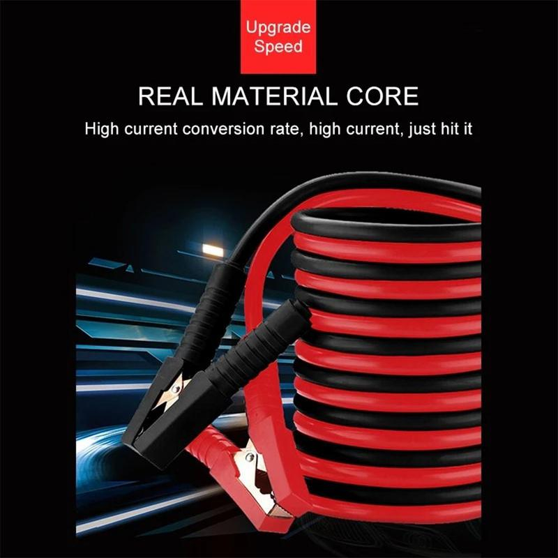 Kabel Jumper Aki Copper 8mm² for Small Truck Under 3000cc 3 m - CU-308Y - Black/Red