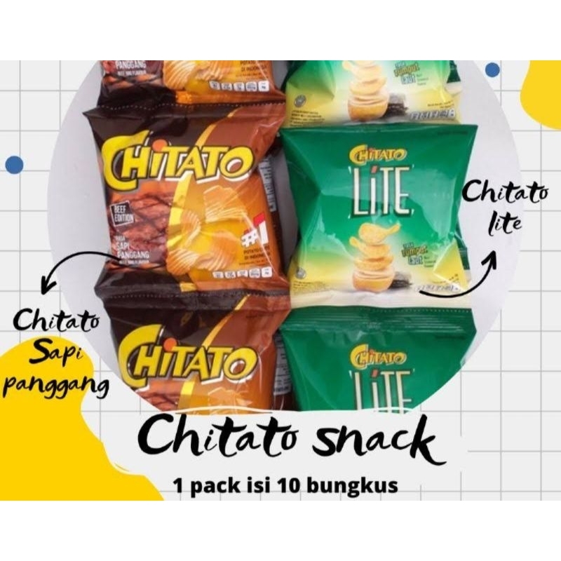 

Chitato / Chitato Lite Renteng Renceng 14gram isi 10 pcs