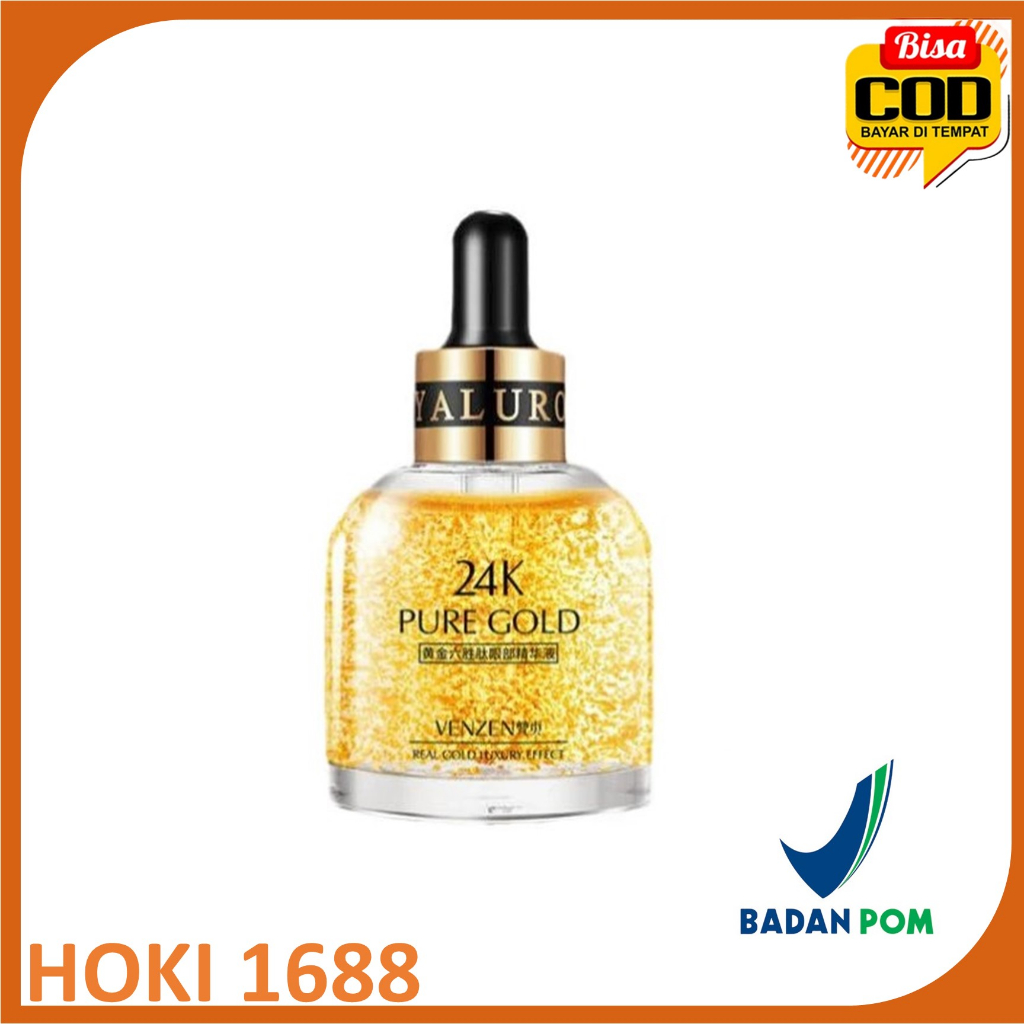 Veze 24k Pure Gold 15ML Oil Serum Pemutih Wajah Glowing