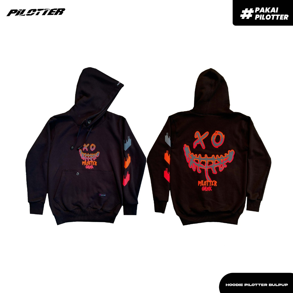 Pilotter Hoodie Bulpup Original Free Sticker