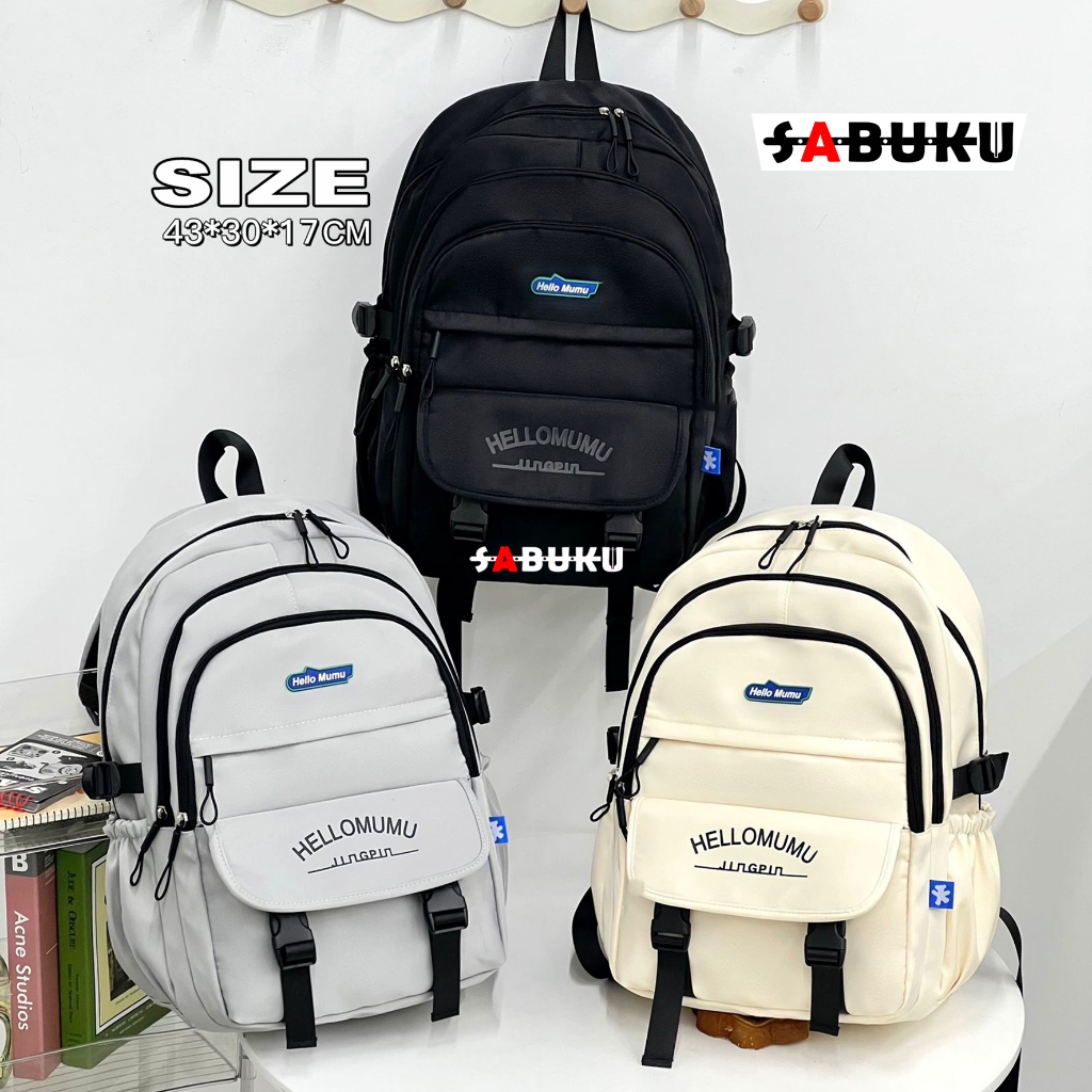 [S&amp;K] Tas Ransel Anak Sekolah SD SMP SMA Tas Punggung Unisex Backpack Laptop - SK308