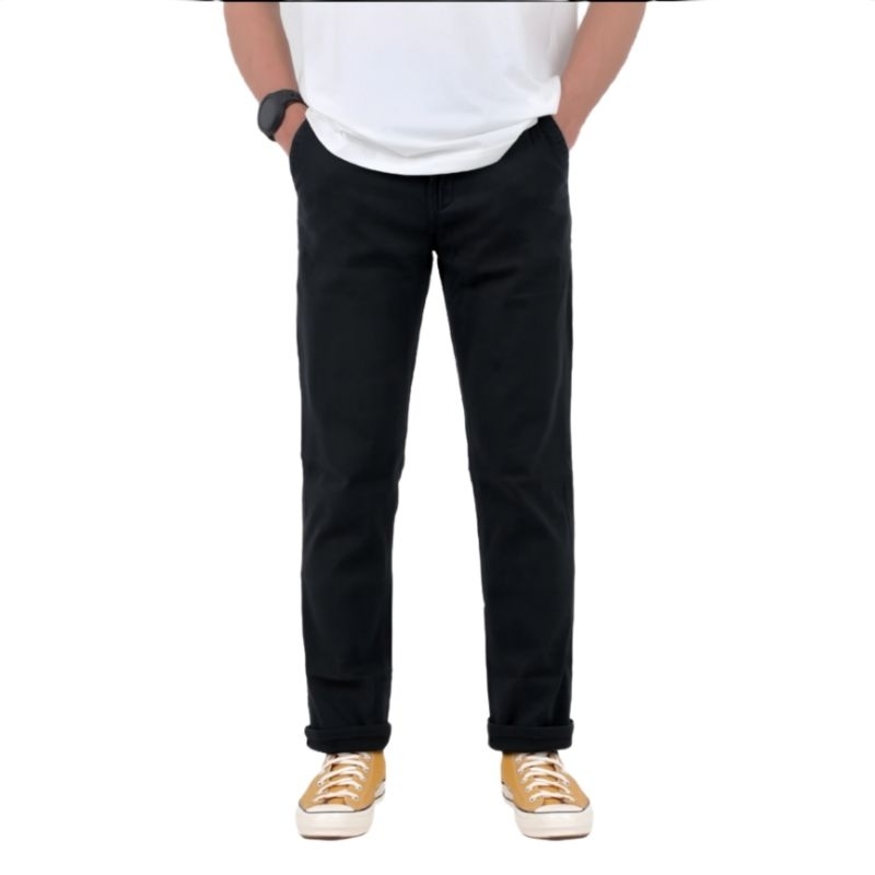 CELANA CHINO Panjang Pria Slimfit KERJA HARIAN Santai Casual Formal Size 27-38