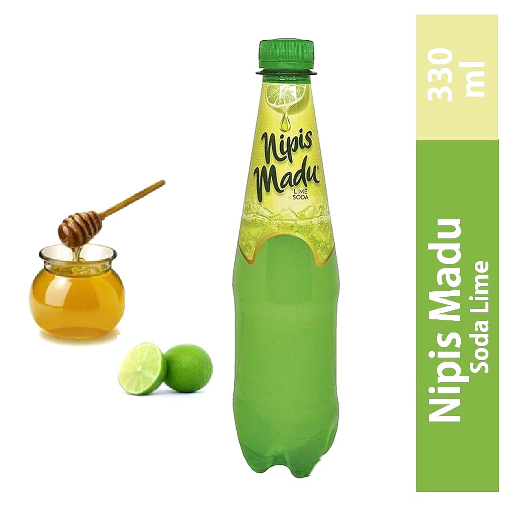 

Nipis madu minuman botol lime soda 330 ml mayora