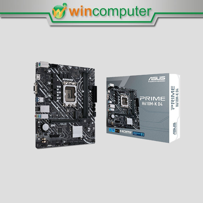 Motherboard Intel Asus PRIME H610M-K D4 LGA 1700