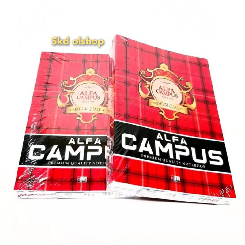 

Buku Tulis ALFA / ALLSTAR Campus uk boxy maxy besar (Isi 5 buku 50 lembar)