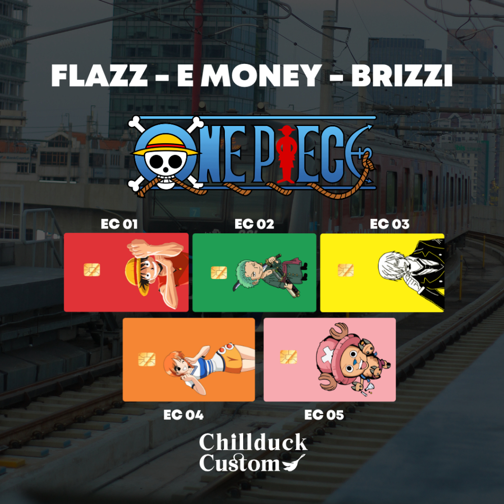 Flazz Gen 2 BCA Emoney mandiri Brizzi One Piece Custom Nama UV Print