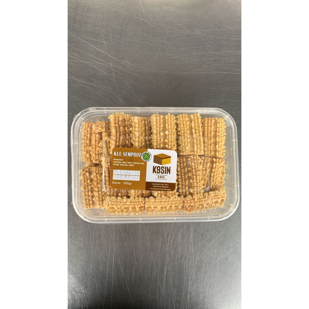 

Kue Kering Semprit / Semprot Cap Kosin