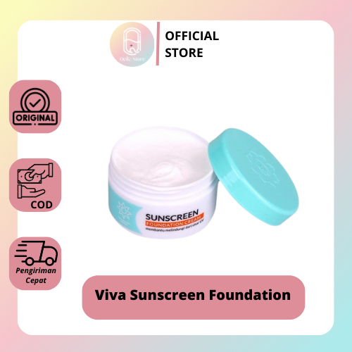 QEILA - Viva Sunscreen Foundation - UV Filter | Ready Stock