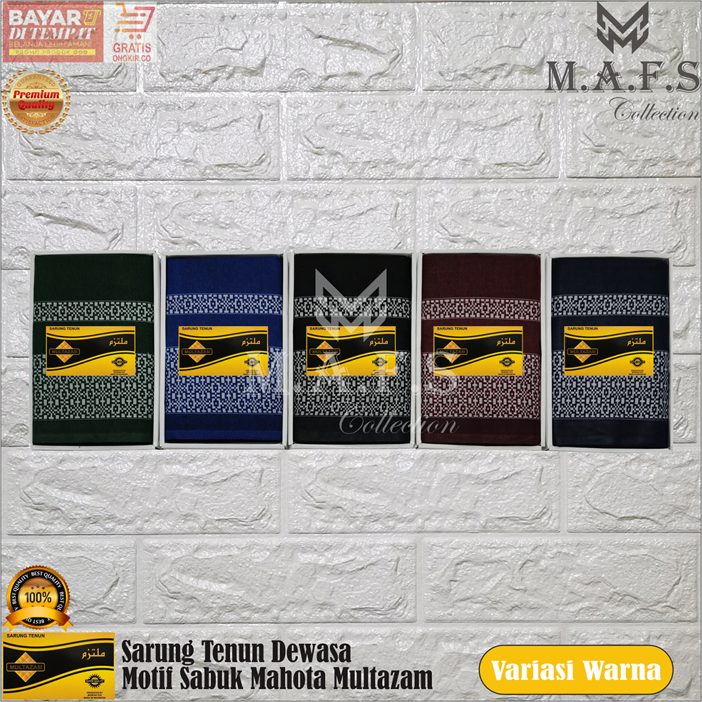 SARUNG DEWASA SARUNG TENUN MOTIF SABUK SONGKET MAHOTA MULTAZAM