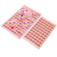 Cetakan Es Batu Plastik Isi 60 96 Kotak puding coklat mochi Ice Cube Tray Mold Kulkas Dapur Cetakan Jelly Serbaguna