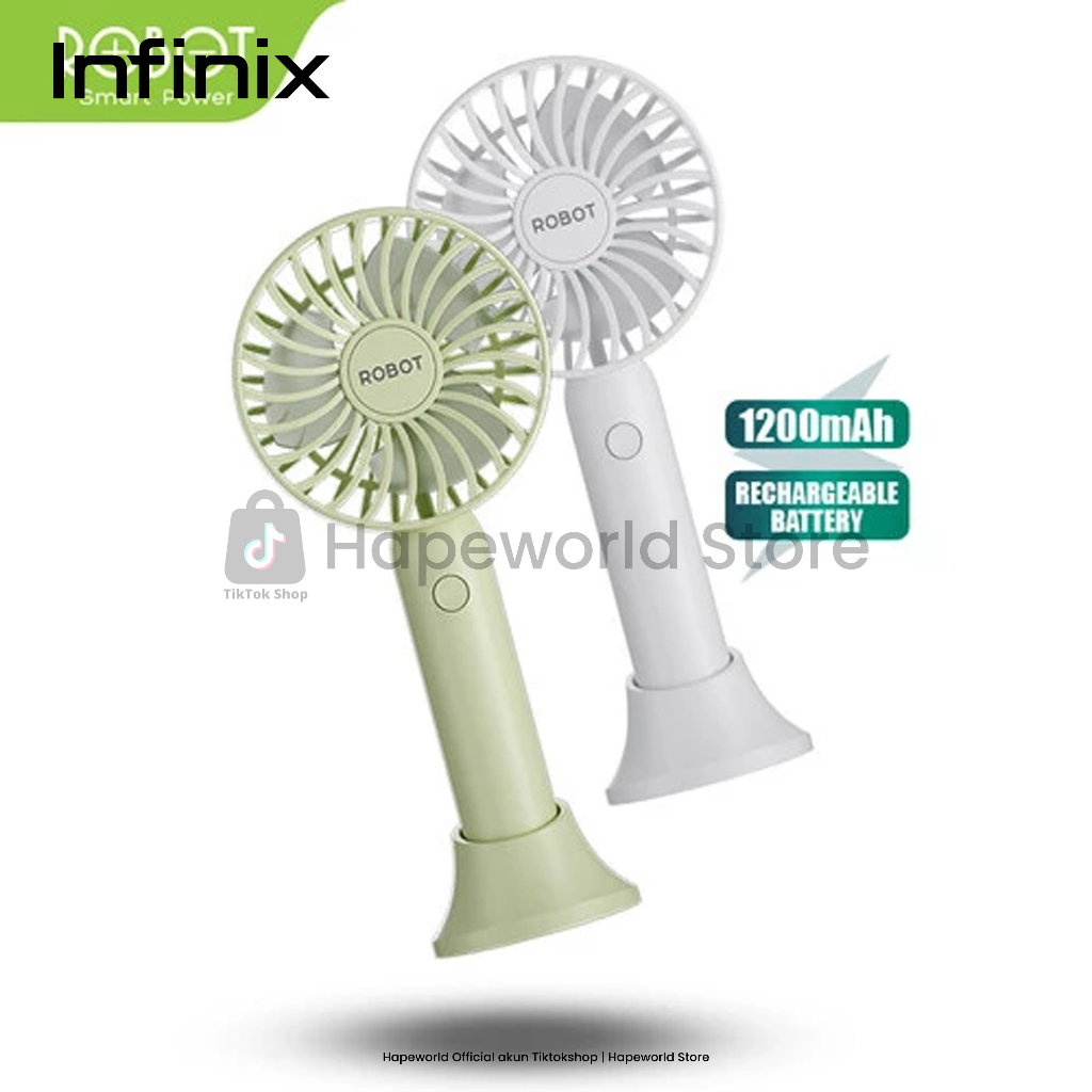 MINI FAN ROBOT PORTABLE RT-BF19 RTBF19 - White