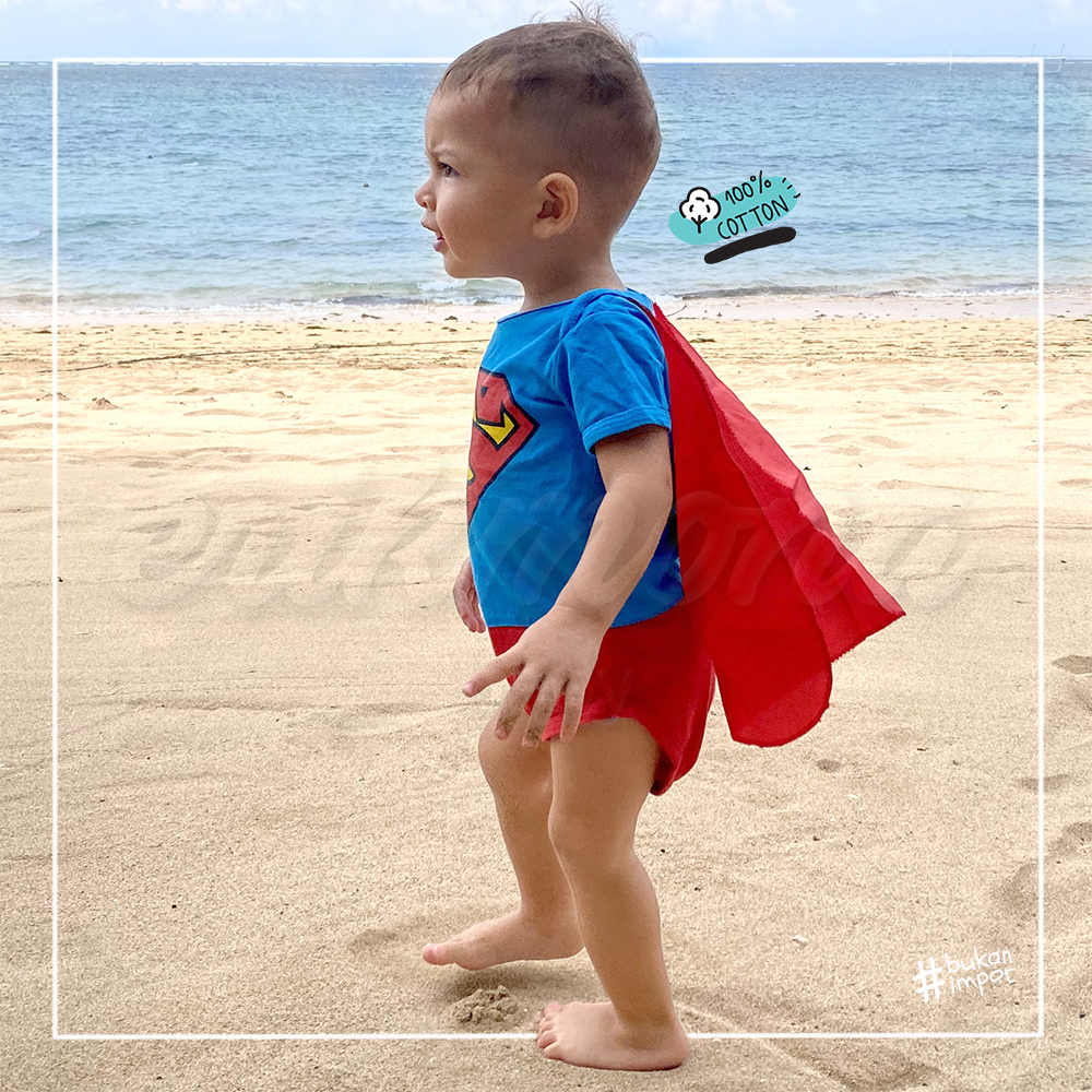 ❤️ baju bayi jumper bayi ❤️ lucu karakter superhero superman imut ❤️